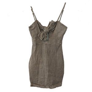 Saint Genies Bodycon Clueless Plaid Dress